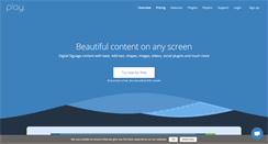 Desktop Screenshot of playsignage.com